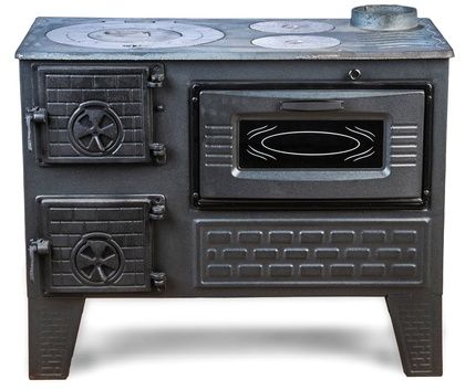 Отопительно-варочная печь МастерПечь ПВ-04 с духовым шкафом, 7,5 кВт в Зеленограде