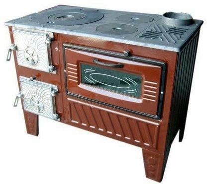 Отопительно-варочная печь МастерПечь ПВ-03 с духовым шкафом, 7.5 кВт в Зеленограде