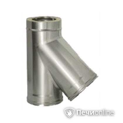 Дымоход Дымок Тройник 45° с изоляцией 0.5 мм. ТRFR45 150/230 в Зеленограде