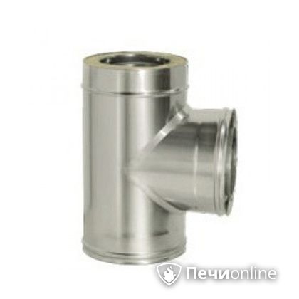 Дымоход Дымок Тройник 90° с изоляцией 0.5 мм. ТRFR90 150/230 в Зеленограде