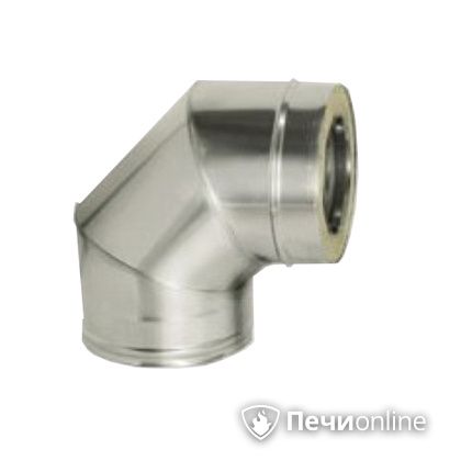 Дымоход Дымок Колено 90° с изоляцией 0,8 мм. OТFR90 150/230 в Зеленограде