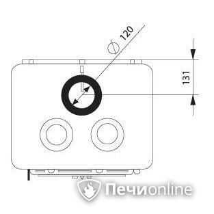 Отопительно-варочная печь Ferguss Magma cook side door в Зеленограде