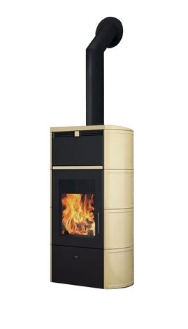 Печь-камин Edilkamin Flamma 24 kw V.A. Pergamena с Т/О в Зеленограде
