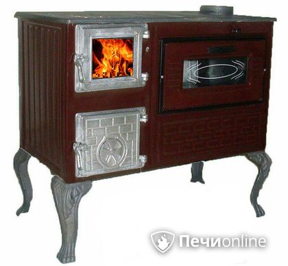 Отопительно-варочная печь МастерПечь ПВ-06 с духовым шкафом, 7.5 кВт в Зеленограде