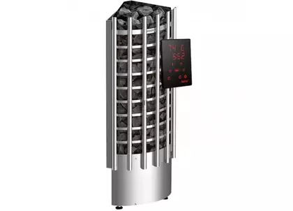 Электрокаменка для сауны Harvia Glow Corner TRC70XE c цифровой панелью управления в Зеленограде