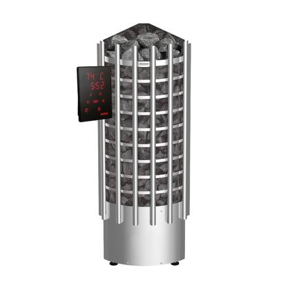 Электрокаменка для сауны Harvia Glow Corner TRC90XE c цифровой панелью управления в Зеленограде
