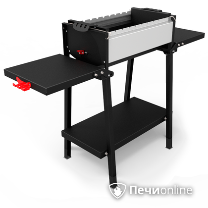 Мангал Grillver Крафтикс Сильвер на подставке в Зеленограде